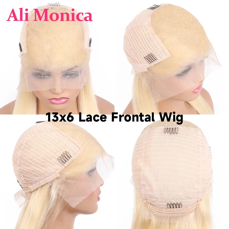 210 Density Silver Grey Body Wave Lace Wig Remy Human Hair