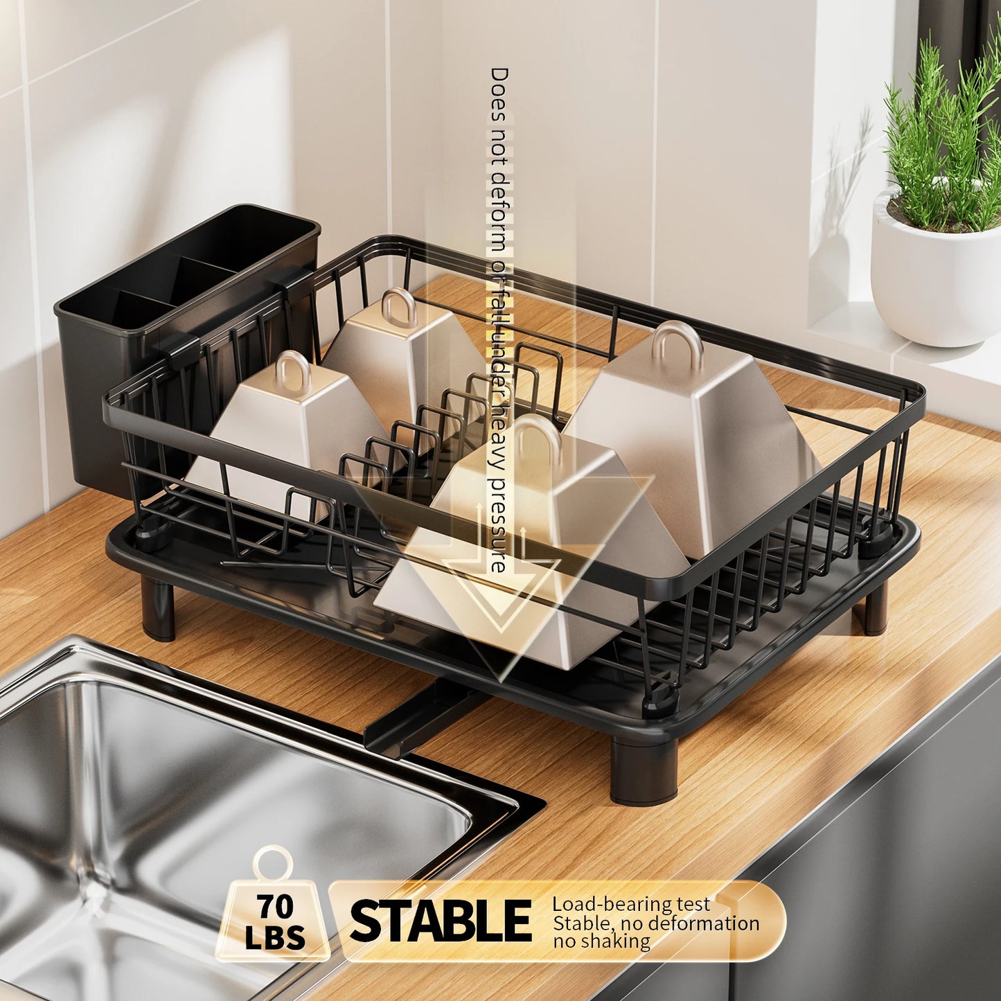 Dish Drying Rack, Multifunctional