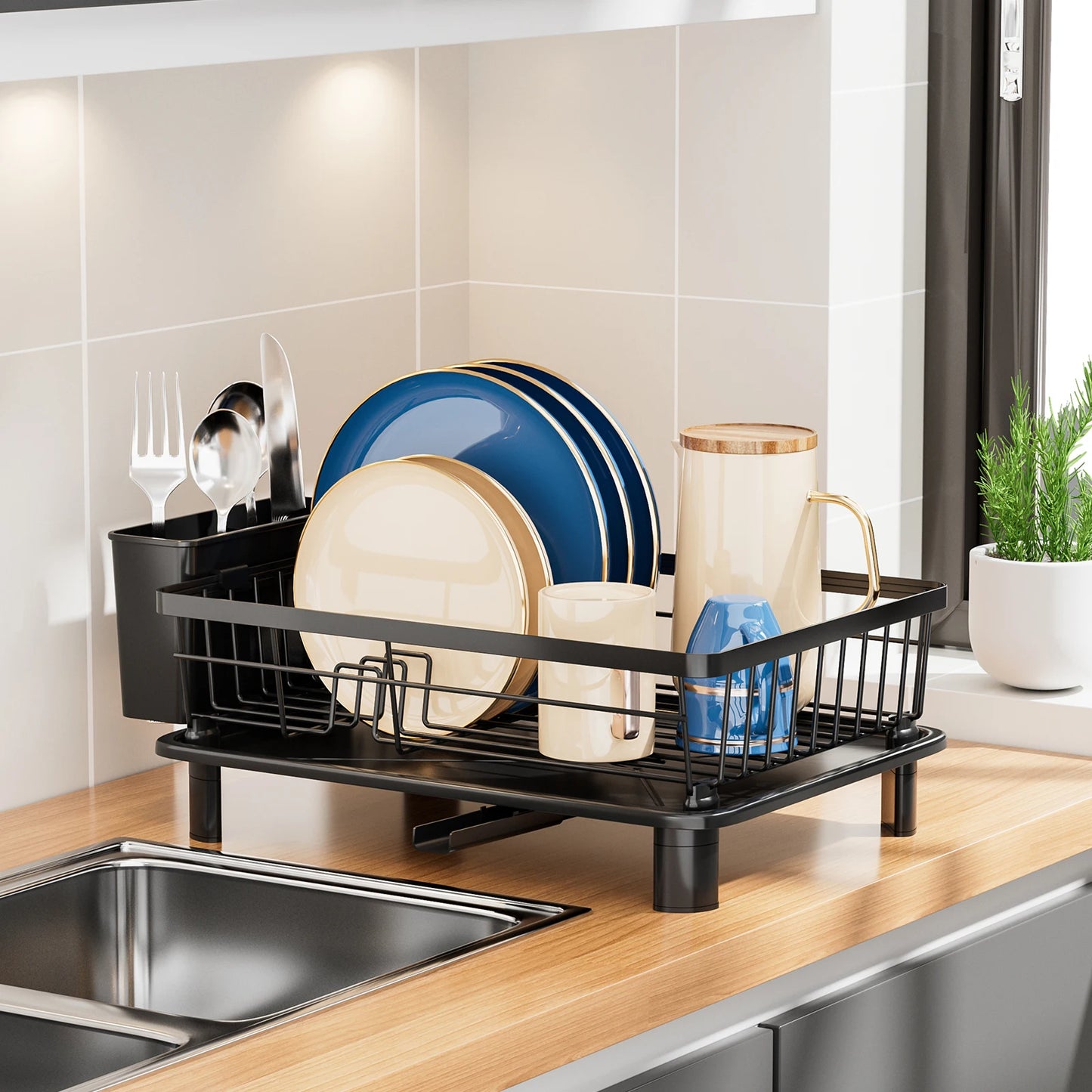 Dish Drying Rack, Multifunctional