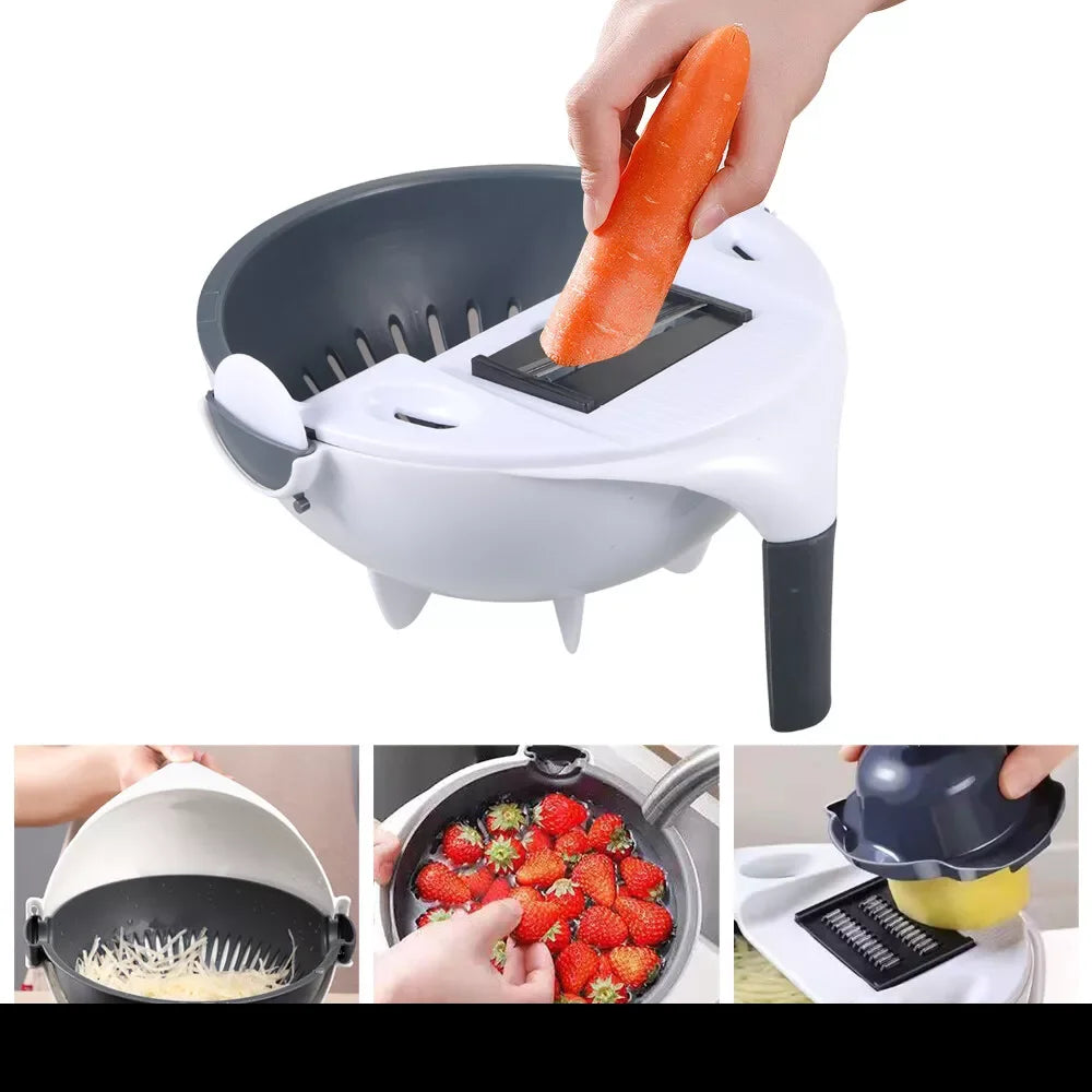 7 in 1 Multifunctional Vegetable And Fruit Cutter Kitchen Household Accessories Food Slicer