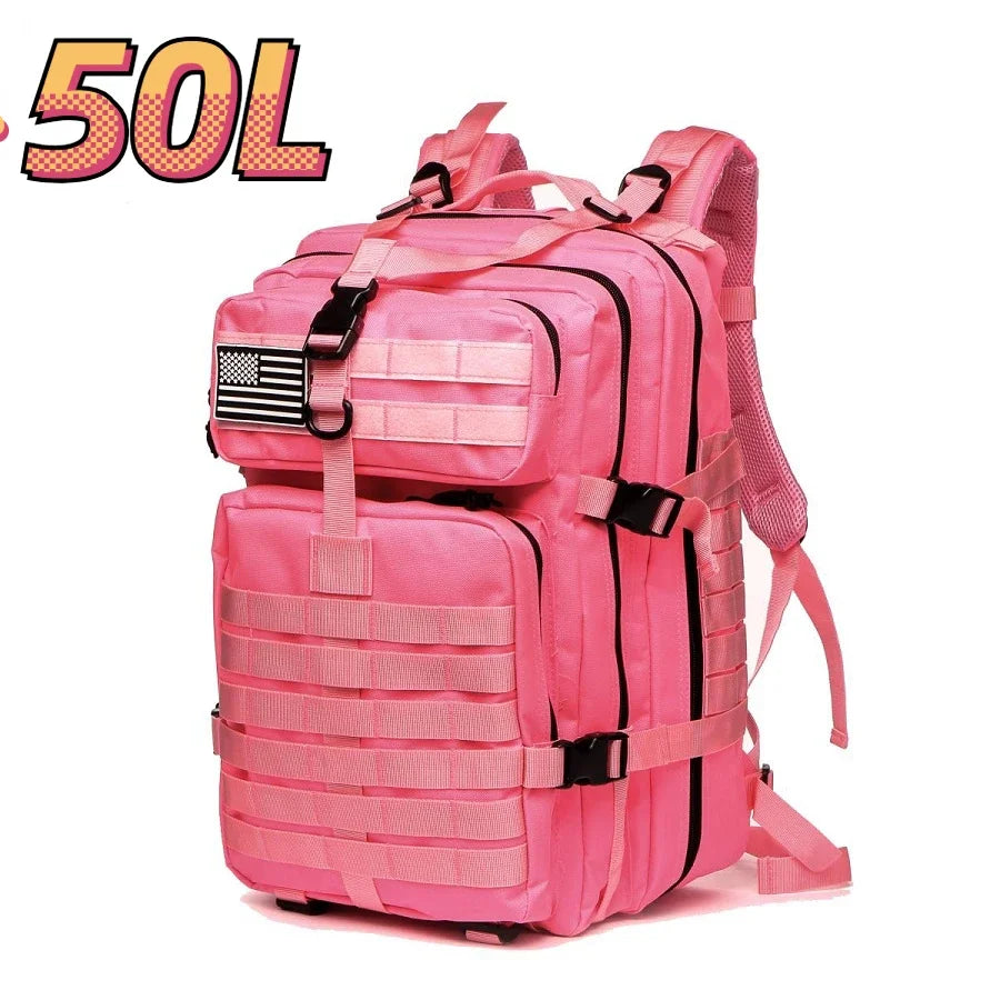 30L/50L 1000D Nylon Waterproof Trekking Fishing Hunting Bag Backpack