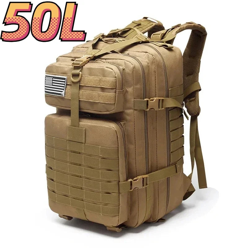 30L/50L 1000D Nylon Waterproof Trekking Fishing Hunting Bag Backpack