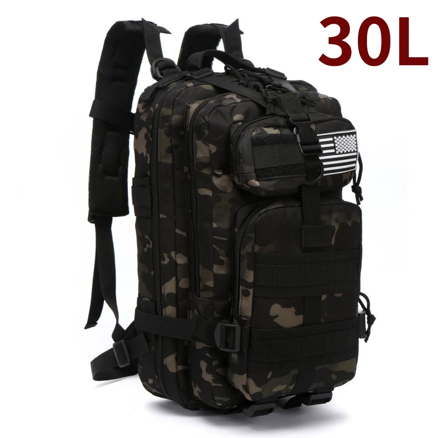 30L/50L 1000D Nylon Waterproof Trekking Fishing Hunting Bag Backpack