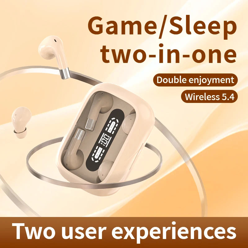 SK 2in1 Dual Headphones 5.4 Bluetooth Wireless Earphones