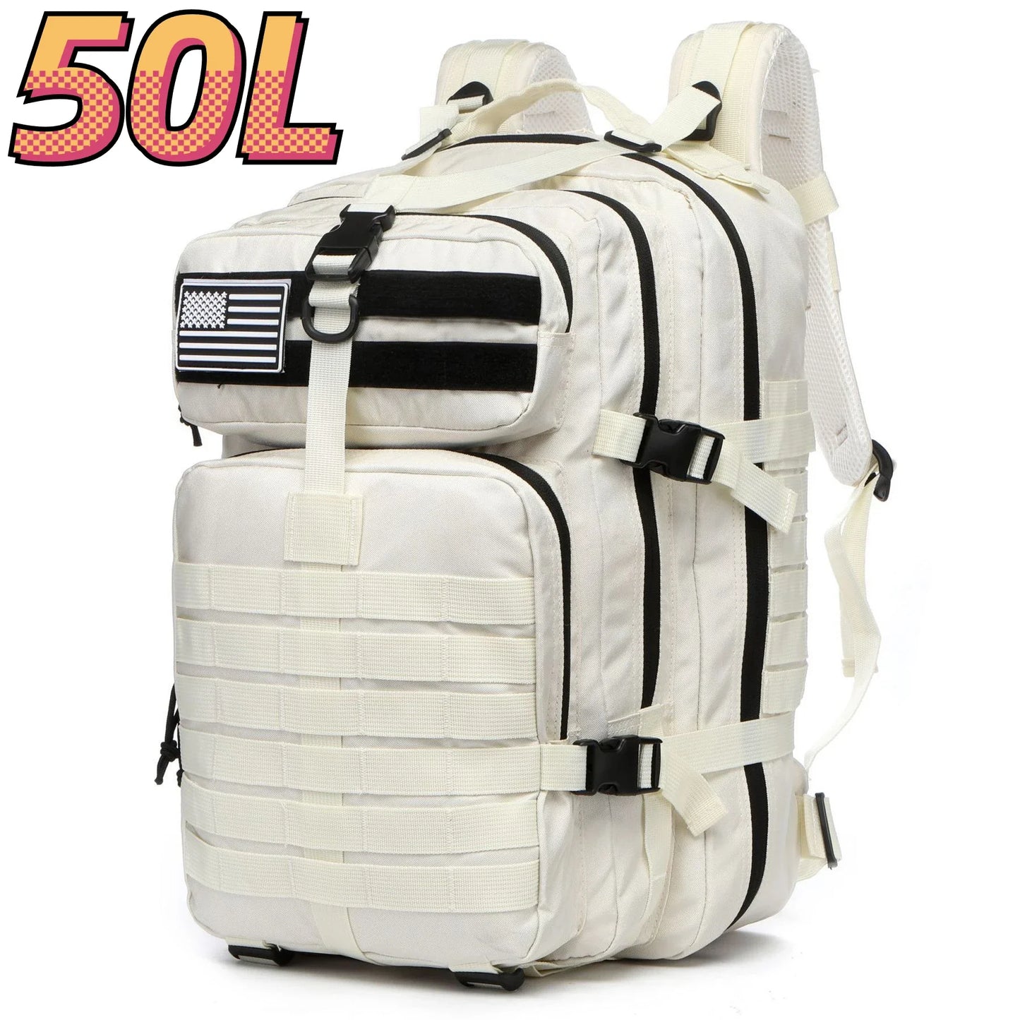 30L/50L 1000D Nylon Waterproof Trekking Fishing Hunting Bag Backpack