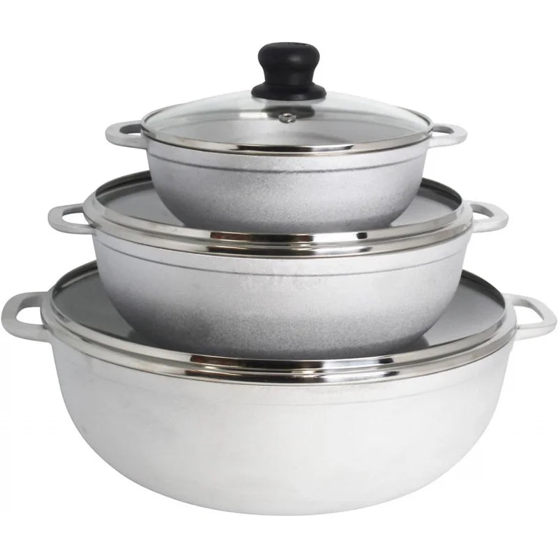 1.5/3.5/7.0qt Cast aluminum Caldero