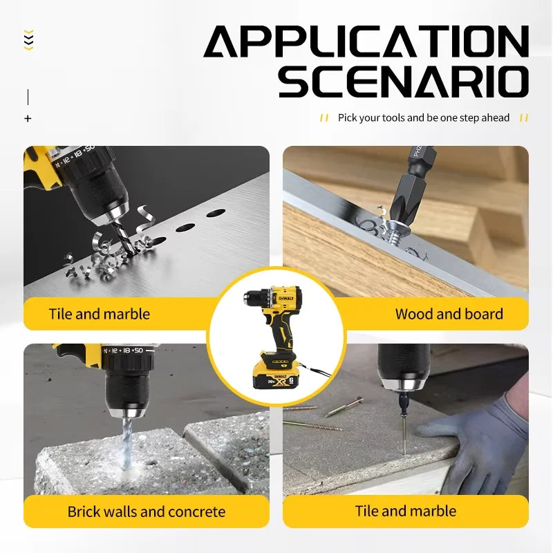 Dewalt DCD805 Cordless Hammer Drill Driver Kit