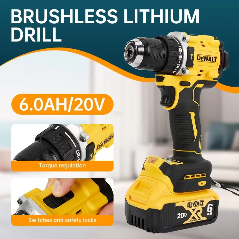 Dewalt DCD805 Cordless Hammer Drill Driver Kit