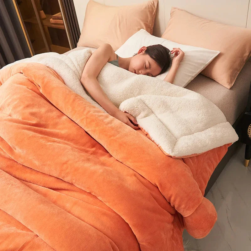 Wool Throw Blanket Keep Warm