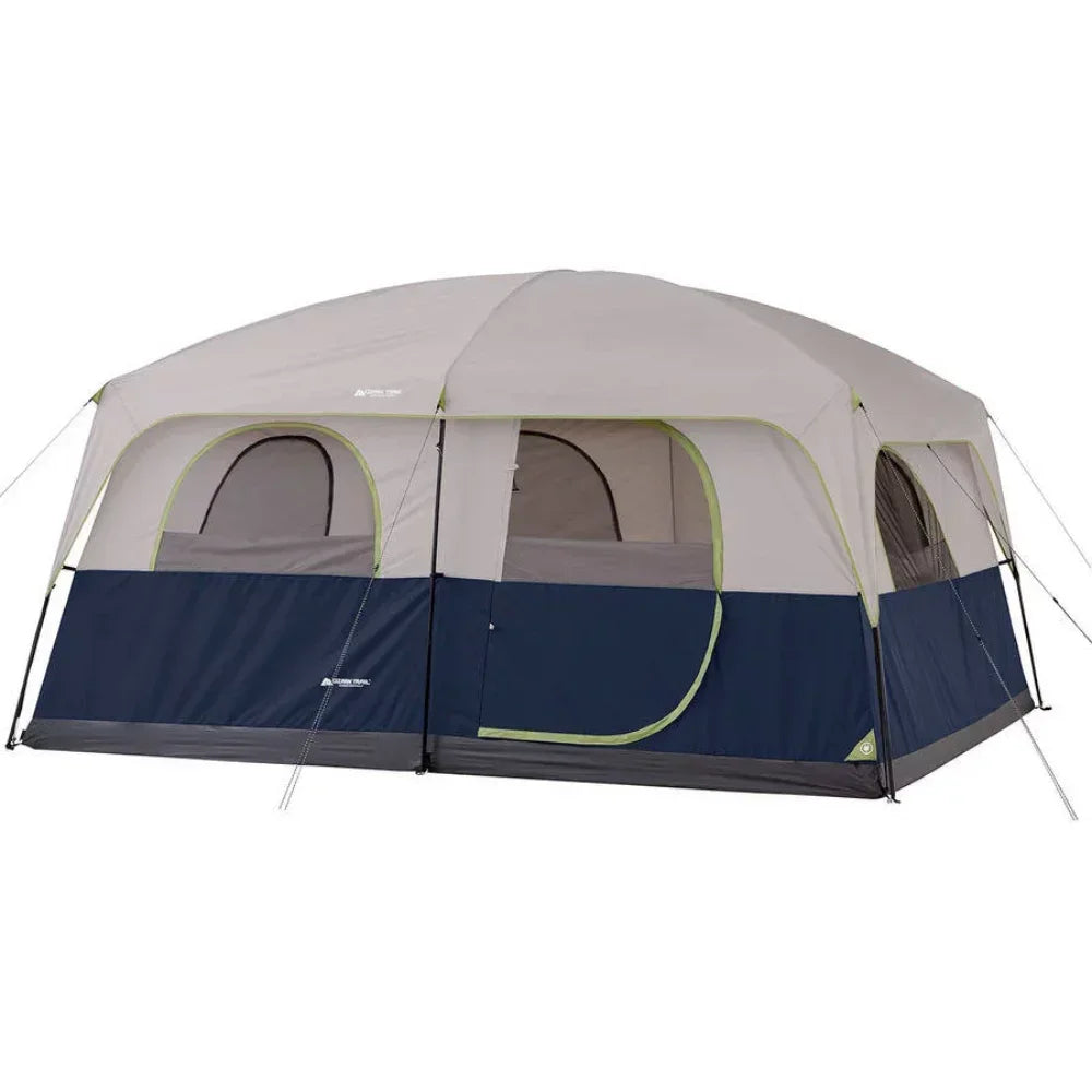 2025 New 14' X 10' Family Cabin Tent Sleeps 10 13.5 lbs