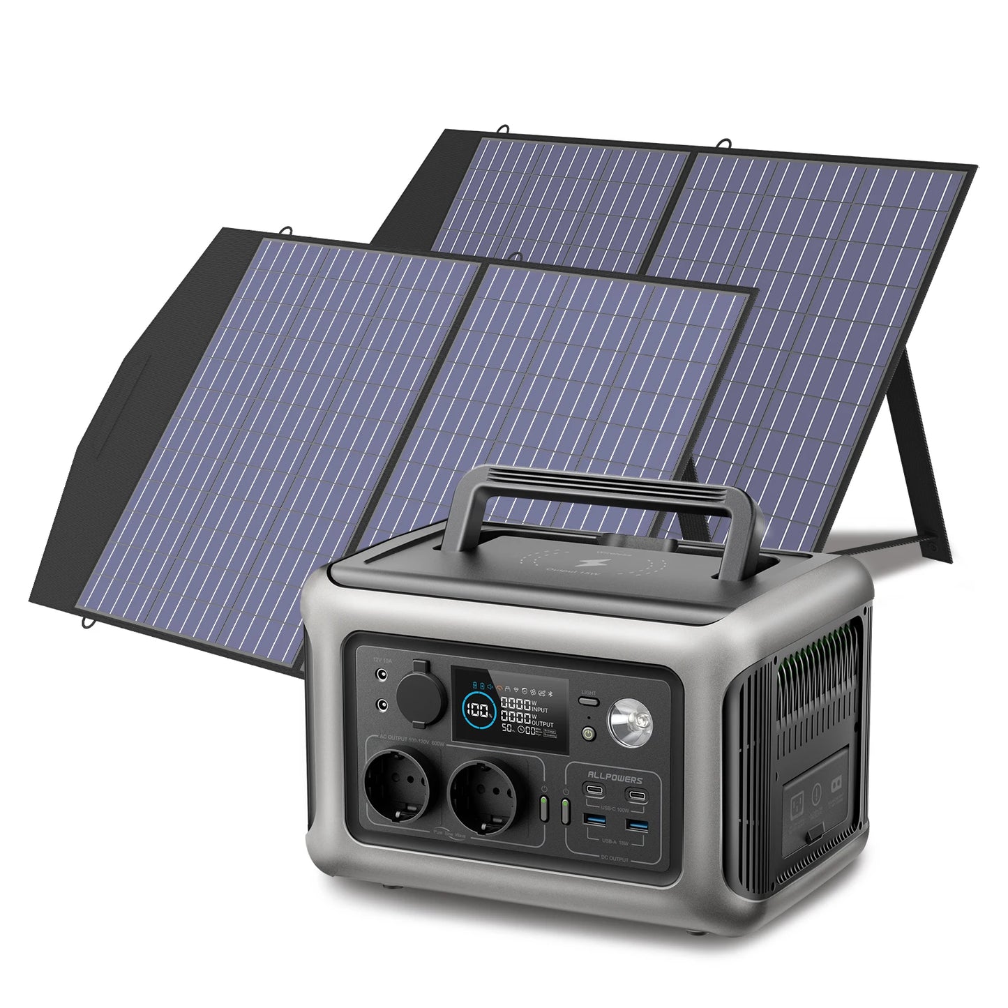 ALLPOWERS R600 Portable Powerstation with Solarpanel