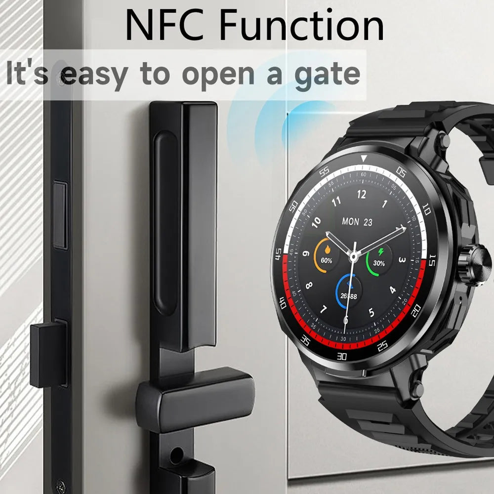 2 In 1 Smart Watch For Men With Activity Tracking And Bluetooth Connectivity