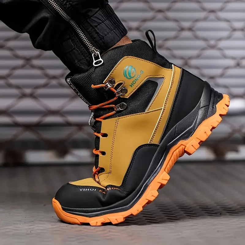 Mens Work Boots Steel Toe Safety Sneakers