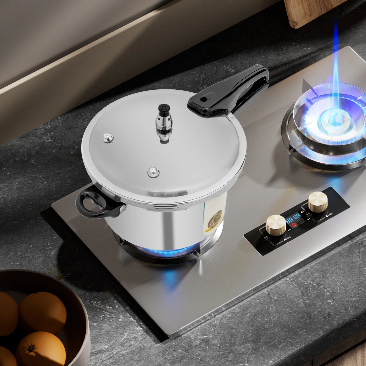 24CM/7L 201 Stainless Steel Kitchen Pressure Cooker