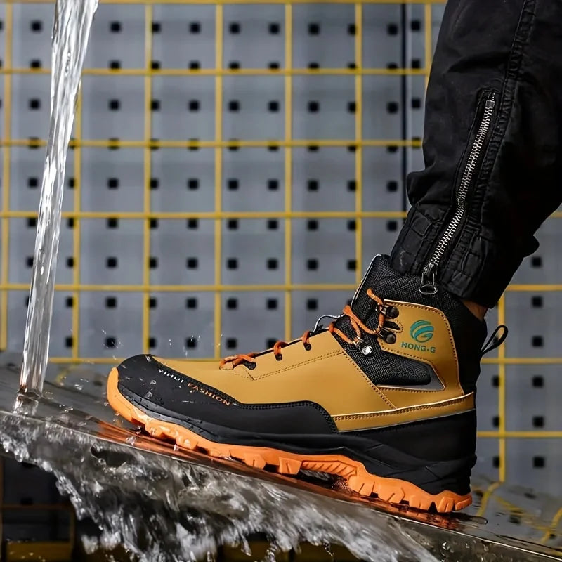 Mens Work Boots Steel Toe Safety Sneakers
