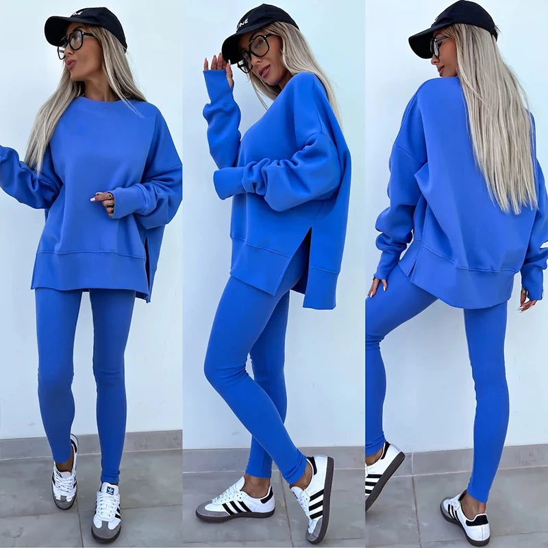 Women's Spring and Autumn Sports Hoodie Long Sleeve