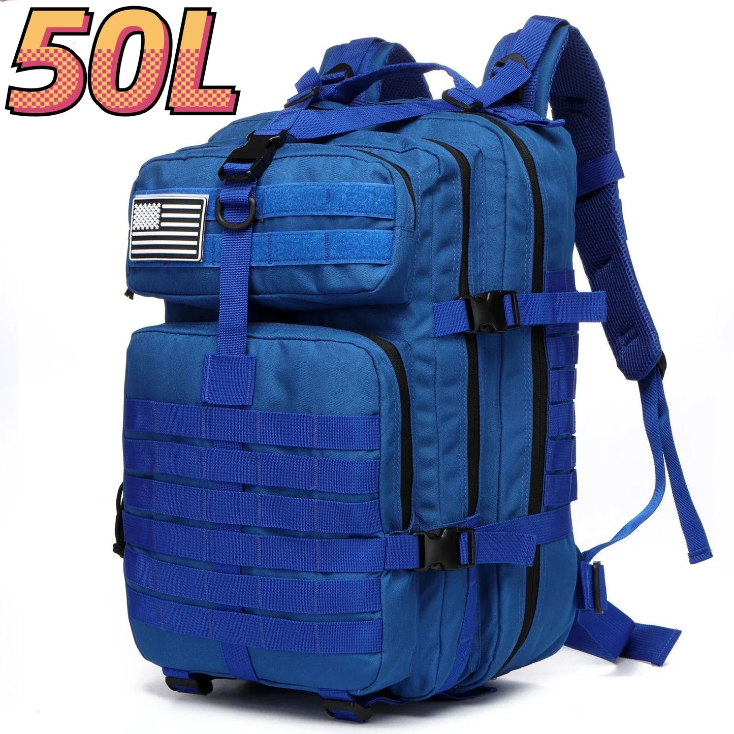 30L/50L 1000D Nylon Waterproof Trekking Fishing Hunting Bag Backpack