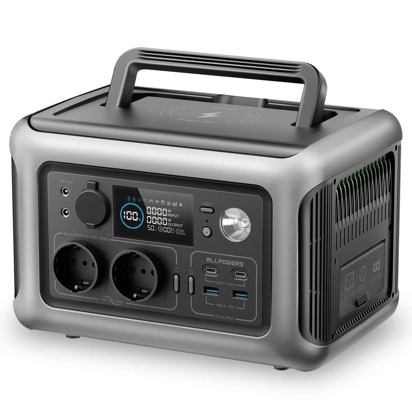ALLPOWERS R600 Portable Powerstation with Solarpanel