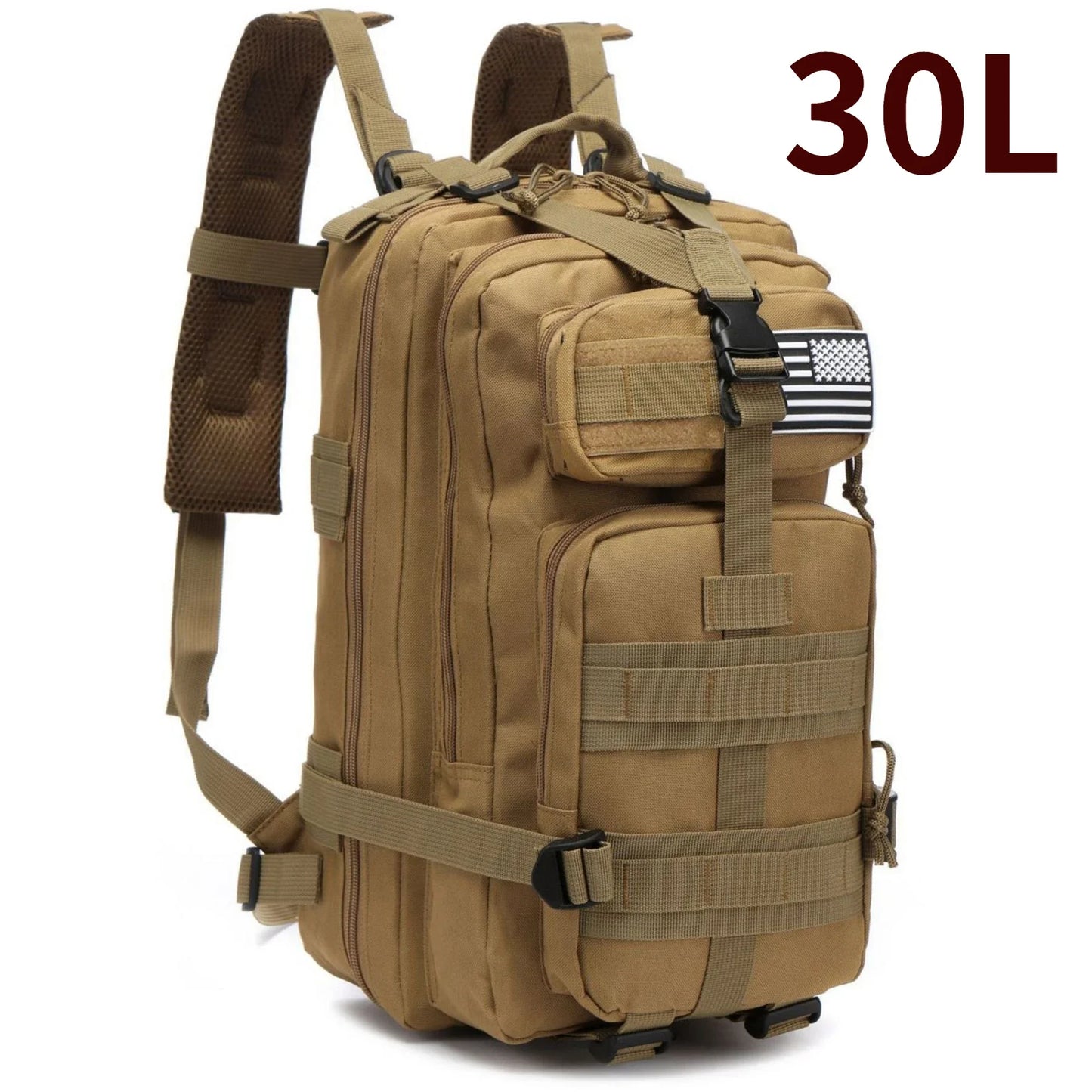 30L/50L 1000D Nylon Waterproof Trekking Fishing Hunting Bag Backpack
