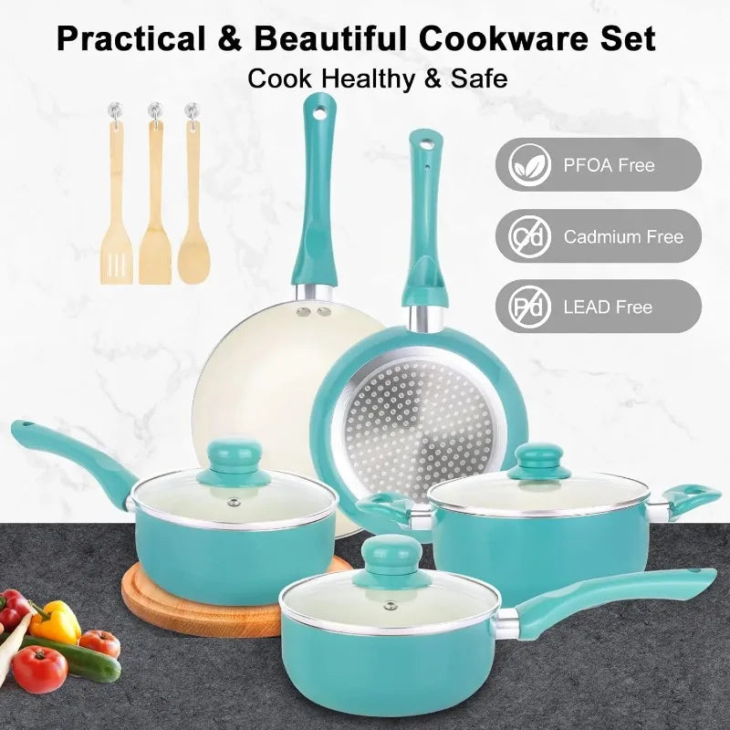 Pots and Pans Set Nonstick,