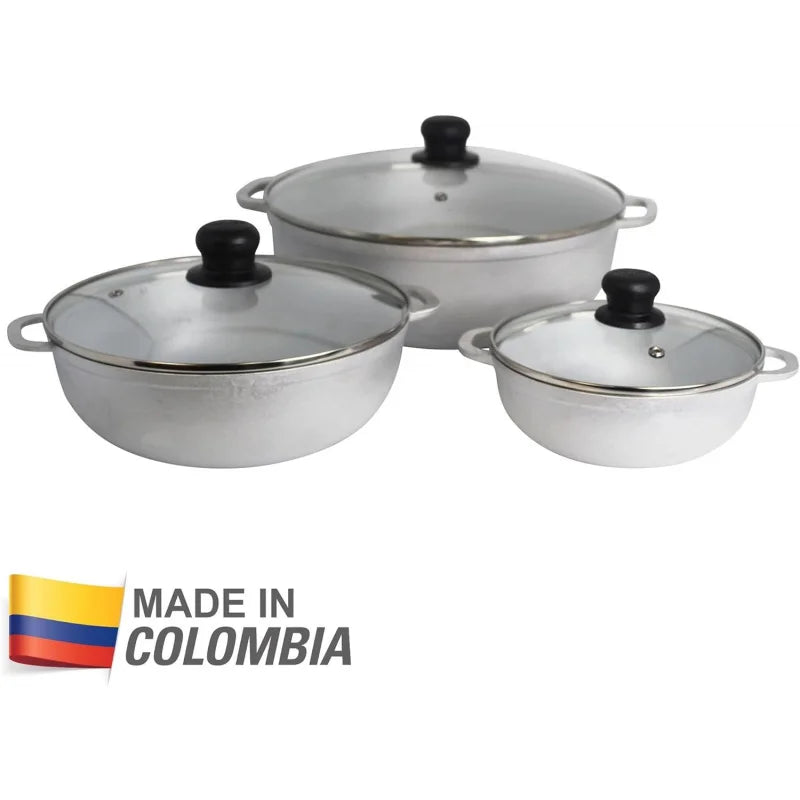 1.5/3.5/7.0qt Cast aluminum Caldero