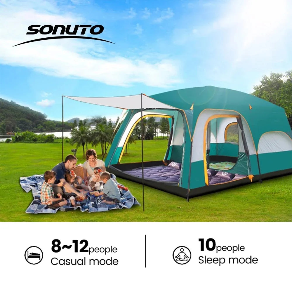 Camping Family Hiking Tent 3-12 Person