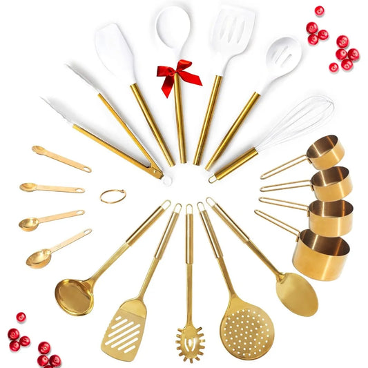 Gold Kitchen Utensils Set