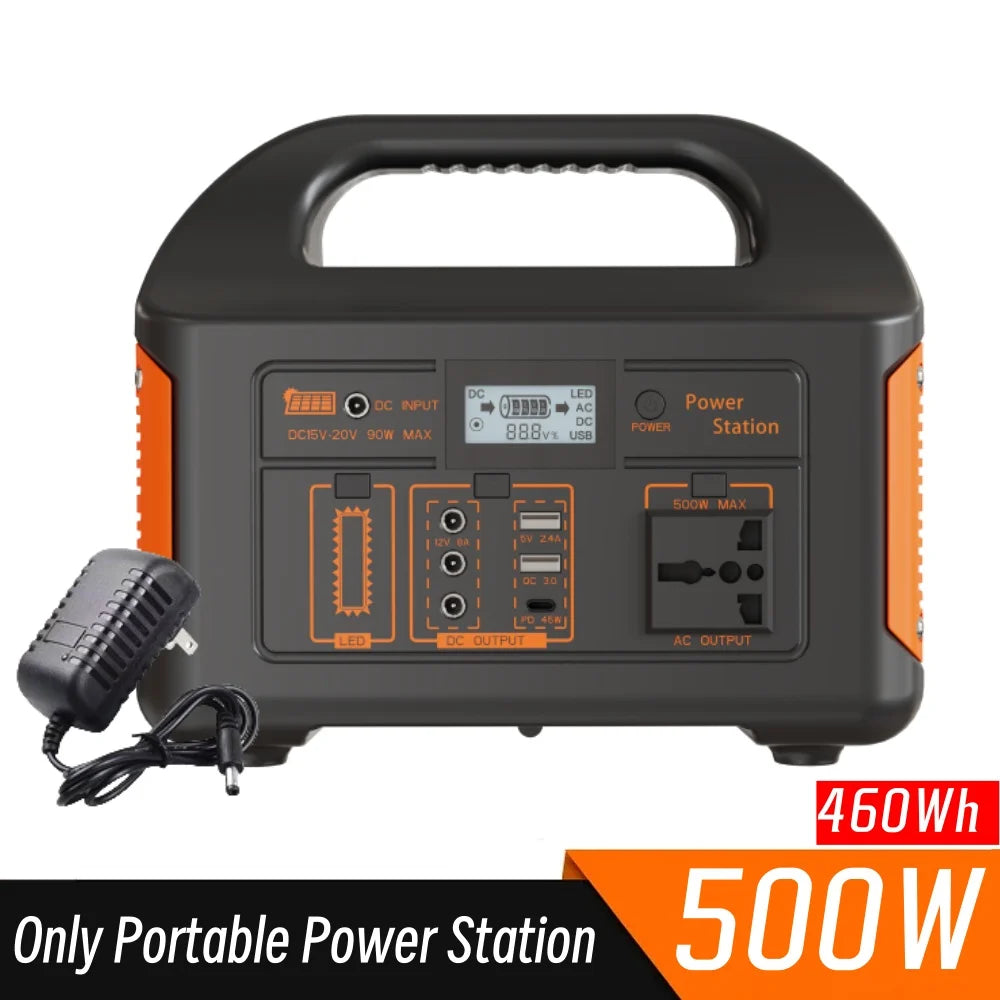 New Arrival Outdoor Portable 500W Power Station LiFePO4 Battery Charger