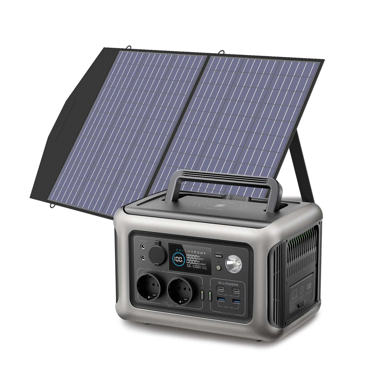 ALLPOWERS R600 Portable Powerstation with Solarpanel