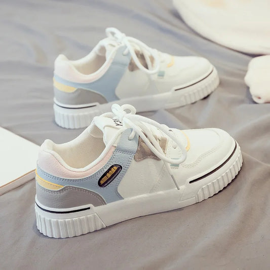 Woman Casual Breathable Female Vulcanized Sports Shoes on Platform