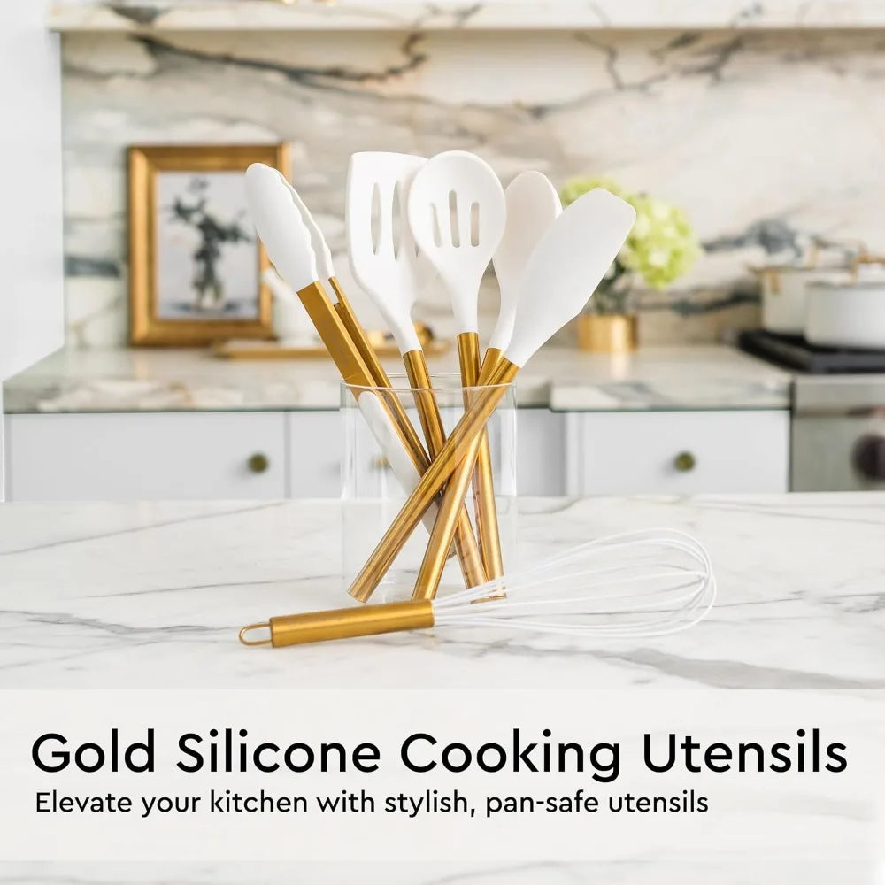 Gold Kitchen Utensils Set