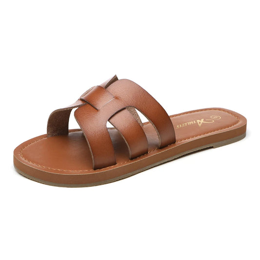 Casual Womens Flat Slippers Sandals Fashion Summer 2024 New
