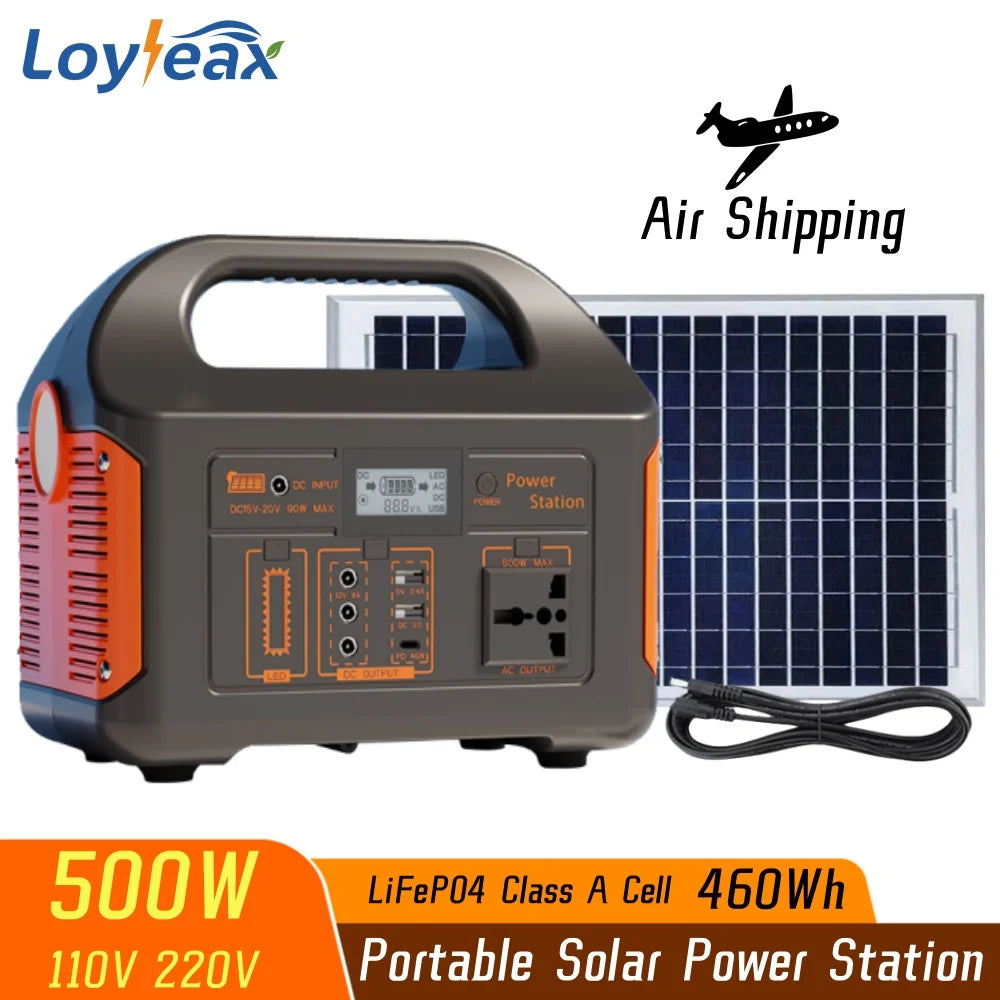 New Arrival Outdoor Portable 500W Power Station LiFePO4 Battery Charger