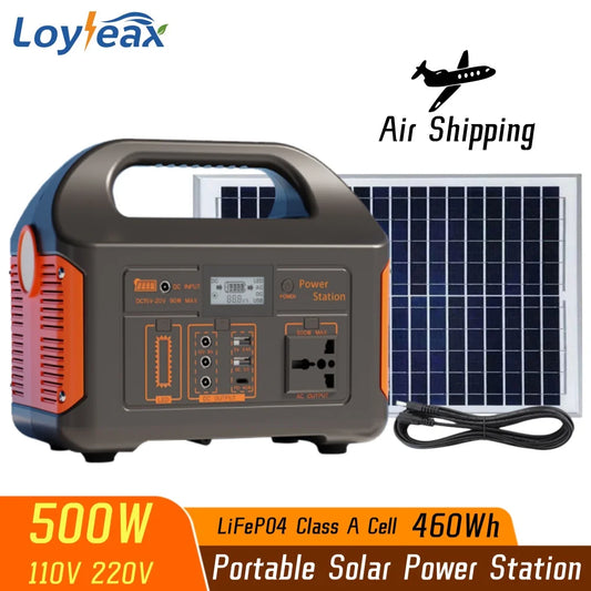 New Arrival Outdoor Portable 500W Power Station LiFePO4 Battery Charger