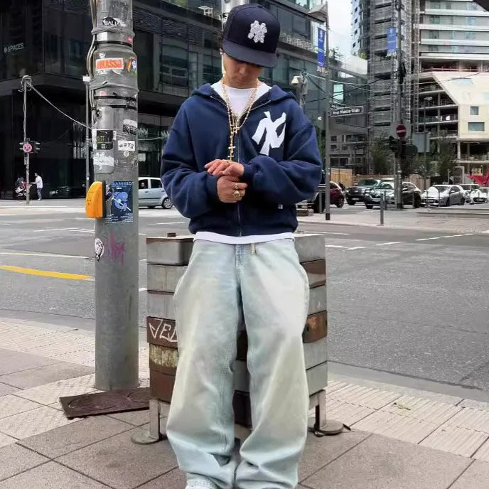 Hoodie Pullover Sweatshirt Y2K Streetwear Harajuku Hip Hop Retro Letter Pattern High Quality Women's Clothing