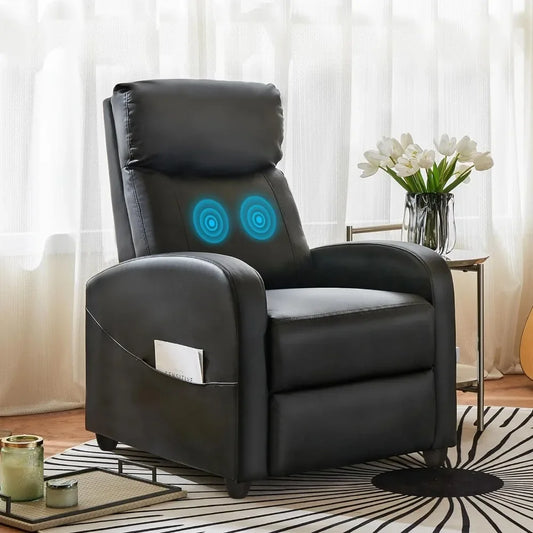 Recliner Chair with Massage Reclining Feature for Adults