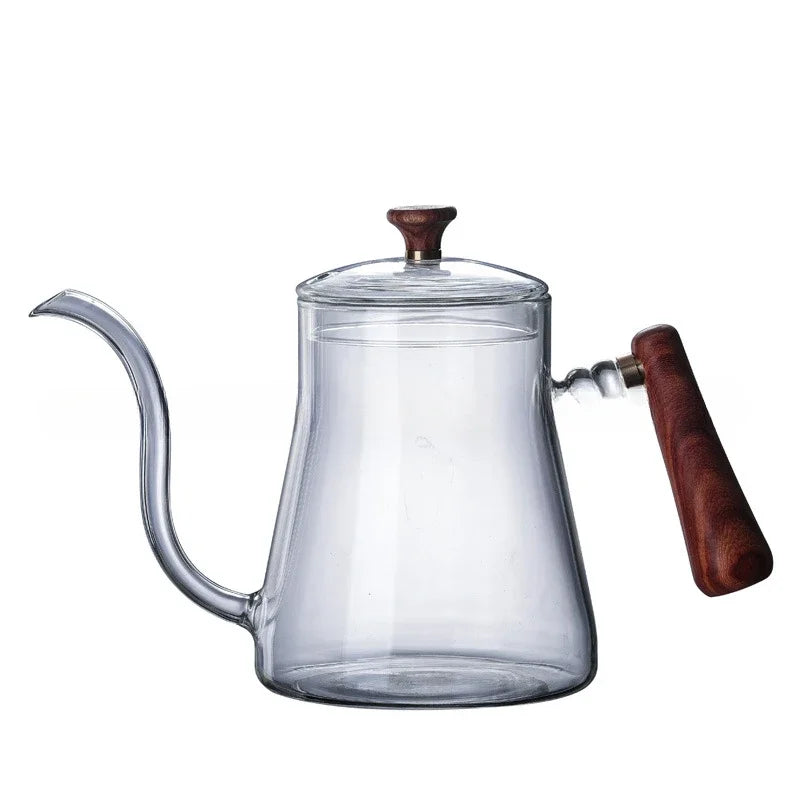 Household Heat-resistant Glass Coffee Hand Brewing Pot Coffee Pot