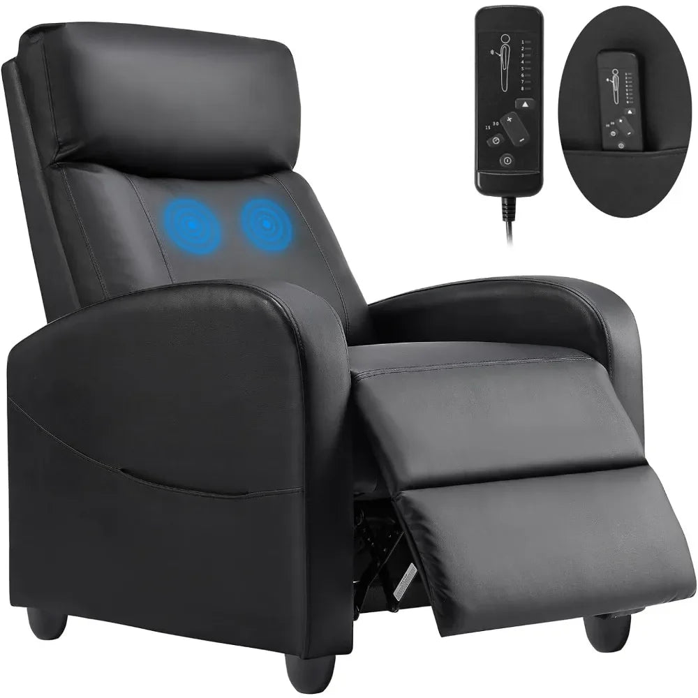 Recliner Chair with Massage Reclining Feature for Adults