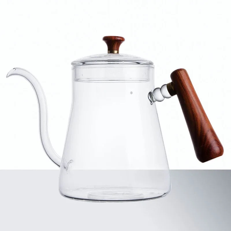 Household Heat-resistant Glass Coffee Hand Brewing Pot Coffee Pot