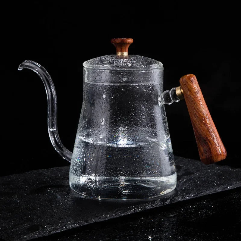 Household Heat-resistant Glass Coffee Hand Brewing Pot Coffee Pot