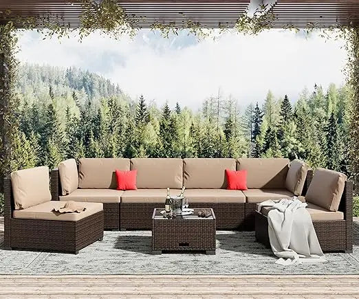 7 Piece Patio Furniture Set