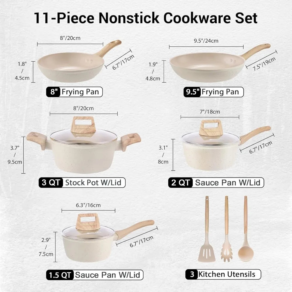 Pots and Pans Set Nonstick