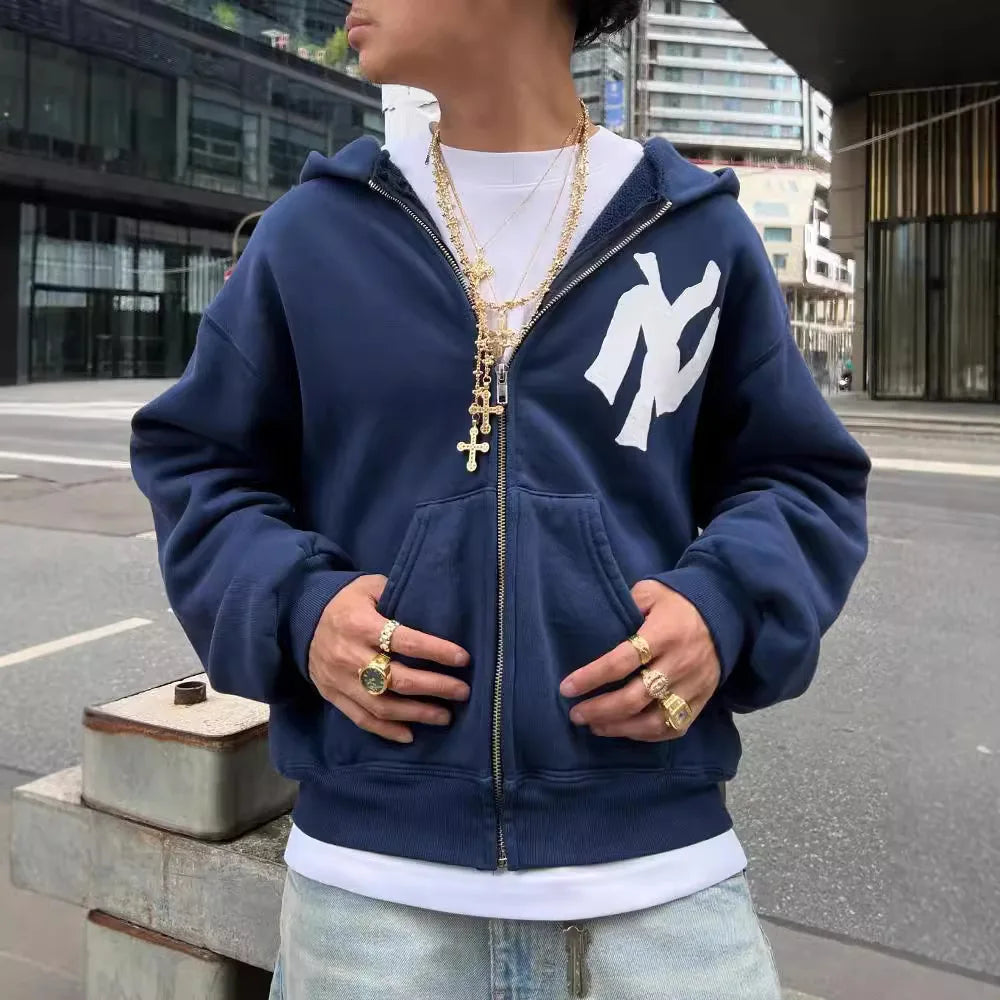 Hoodie Pullover Sweatshirt Y2K Streetwear Harajuku Hip Hop Retro Letter Pattern High Quality Women's Clothing