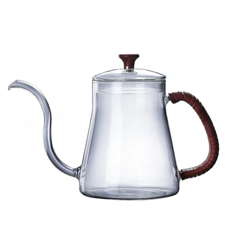 Household Heat-resistant Glass Coffee Hand Brewing Pot Coffee Pot